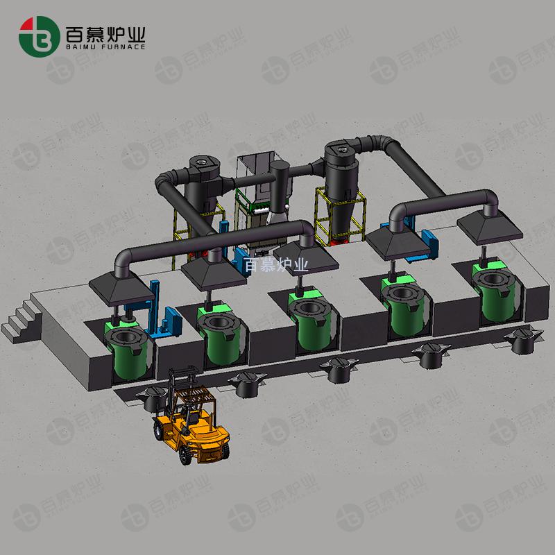 熔鋁爐除氣機旋風(fēng)除塵叉車轉(zhuǎn)運方案